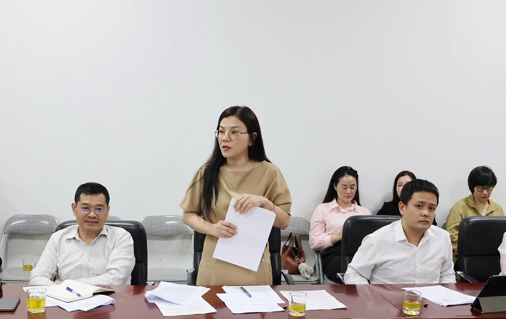 Tiến sĩ Trần Thị Phương Lan, Vụ trưởng Vụ Văn hóa, Văn nghệ,  Ban Tuyên giáo và Dân vận Trung ương phát biểu chỉ đạo